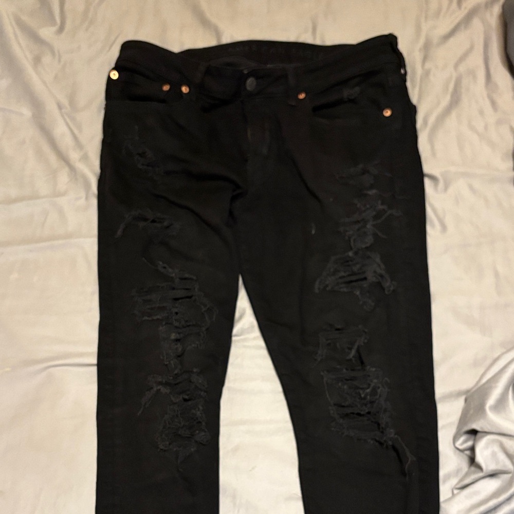 American Eagle Outfitters Black Denim Pants